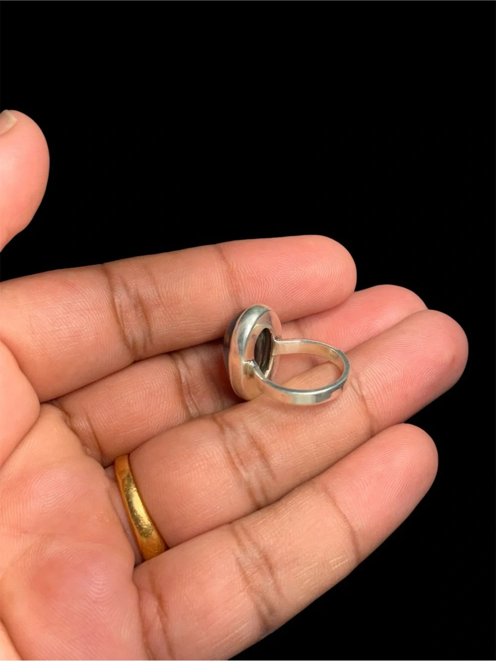 5 Ct Natural Ethiopian Opal Ring 925 Sterling Silver Size 4.2 Oval Cabochon